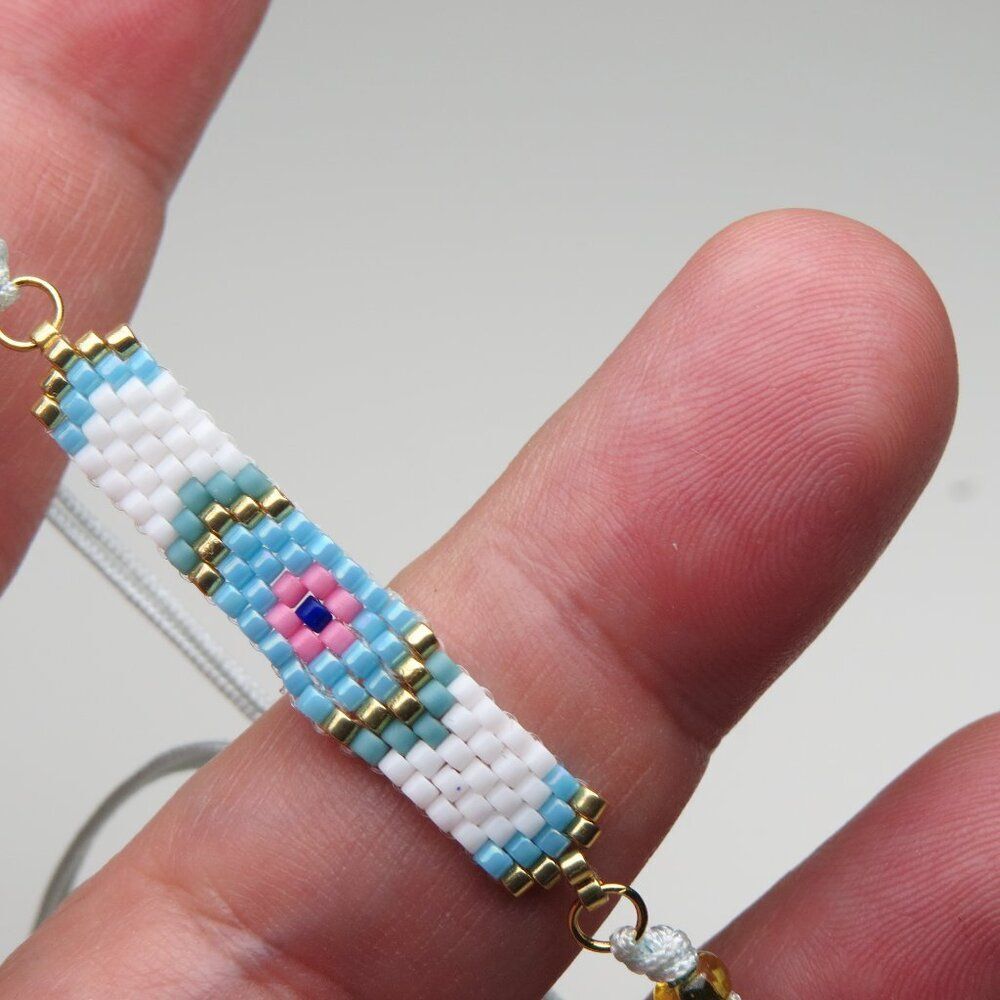 Work of Art Hand Made Beaded Bracelets Colorful